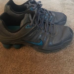 Sparkly grey Nike sneakers